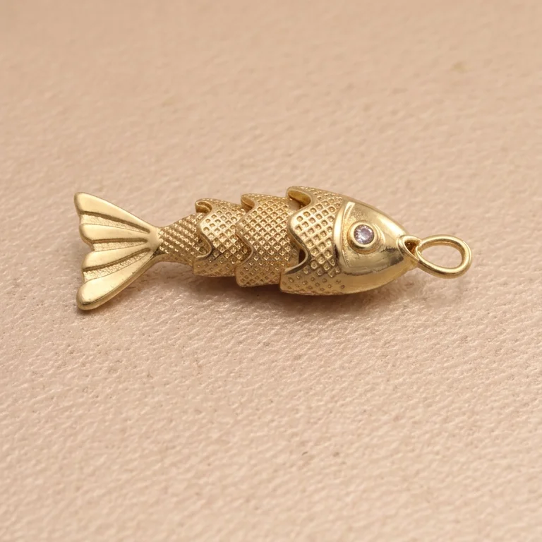 Dij. pez movedizo rodio 2,5cm - DRG409 - Foto 1